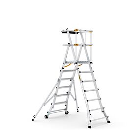 Climb-It Folding Telescopic Large Platform Steps