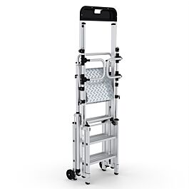 Climb-It Folding Telescopic Large Platform Step with Safety Gates
