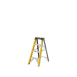 Climb-It Fibreglass Swingback Stepladders