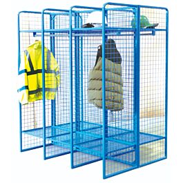 Wire Mesh Storage Compartments - Double Sided Unit